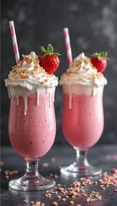 Strawberry milkshake