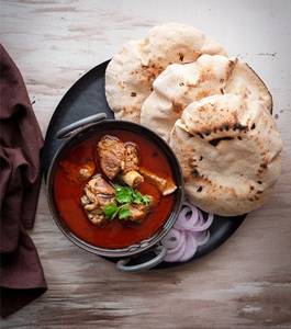 1 Tawa Roti + 1 Mutton Kaleji Fried [8 Pcs]