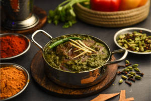 Mutton Saag Fry