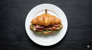 BLT Croissant Sandwich