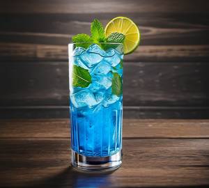 Blue lagoon mojito