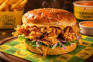 Crispy Fried Chicken Burger
