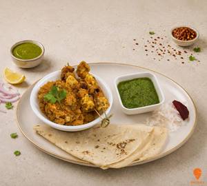 Kathi Kebab with 4 Rumali