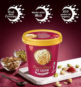 Kesar Bhog Ice Cream Tub 500 Ml