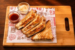 Chicken Tikka Cheese Grill Sandwich