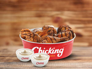 5 Pcs Grill Chicken With 2 Dip
