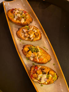 Tandoori Paneer Bruschetta