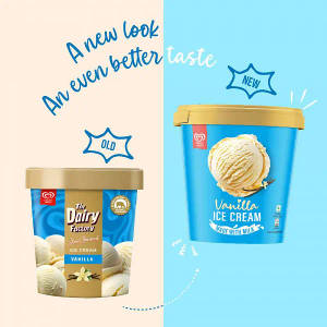 Kwality Wall's Vanilla Ice Cream Tub 700ml