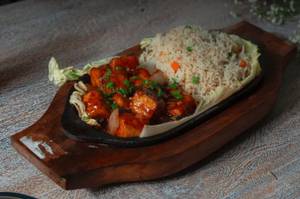 Chilli Paneer Sizzler