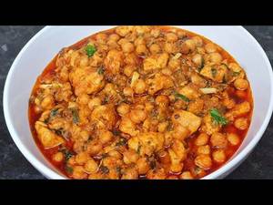 Chicken Egg Chana Masala