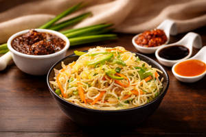 Veg Manchurian Noodles
