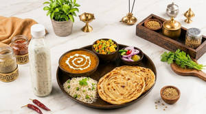 Dal Makhni Thali Meal + Tadka Chach Combo