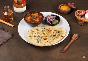 Kadhai Paneer With 1 Big Butter Naan