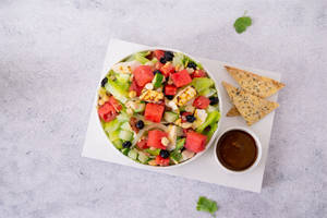 Watermelon Grilled Paneer Salad