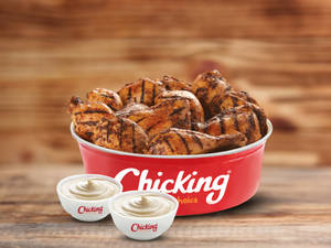 8 Pcs Grill Chicken With 2 Dip