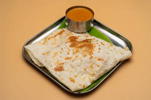 Plain Veechu Parotta With Non Veg Salna