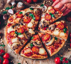 Mushroom pizza