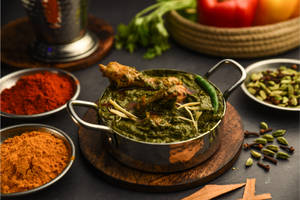 Chicken Saag Fry