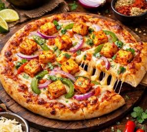 Tandoori panner pizza