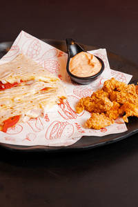Crispy Chicken Quesad
