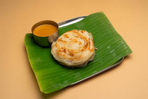Bun Parotta ( 2 Pcs ) With Non-veg Salna