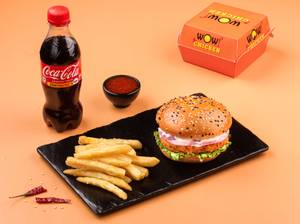1 Pc Aloo Tikki Burger + 1 Regular Fries + 1 Coke 250ML