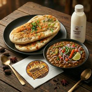 Chole Kulche & Sweet Lassi Combo