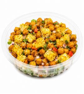 Creamy White Chickpea and Paneer Salad