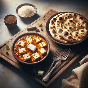 Kadhai Paneer + Baby Naan 2pc