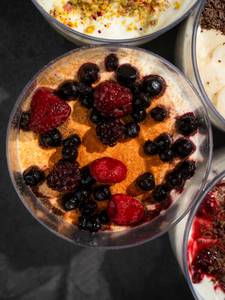 26Gm Protein Berries & Honey Overnight Oats