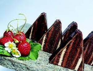 Large Triangular Chocolate Pastry