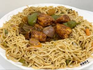 Noodles With Half Paneer Chilly