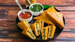 Bread Pakoda Chutney