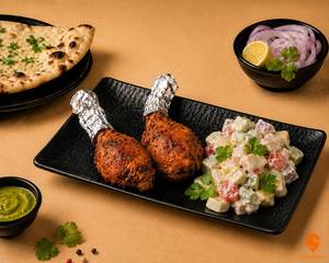 Tangri Kebab With Cream Salad