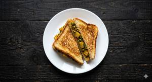 Aloo Matar Toast