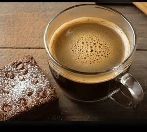 Pure Hot Chocolate With Fudge Brownie