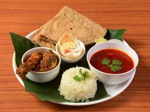 Indian Chicken Combo Thali