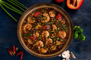 Black Bean Sauce Prawns