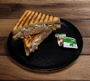 Double Chicken Cheese Grilled Sandwich