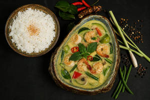 Thai Green Curry Prawns