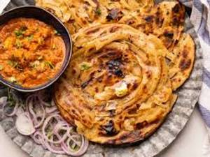Mushroom Masala Lachha Paratha Combo