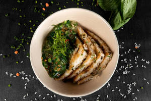 Crispy Rice Pokchoy