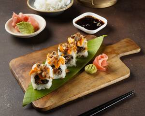 Spicy Crispy Mushroom Sushi