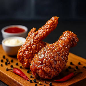 Fried Chicken Crunchy 2pcs Dunked