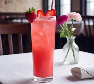 Mint Strawberry Fizz Mojito [350 Ml]