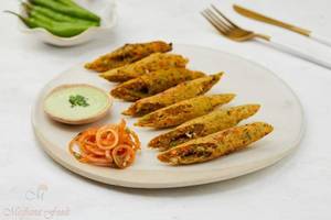 Char-Grilled Paneer Seekh Kabab