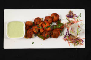 Peri Peri Mushroom Tikka [Serves 1, 8 Pieces]