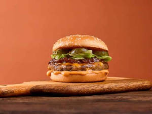 Miss Mushy (mushroom Burger)