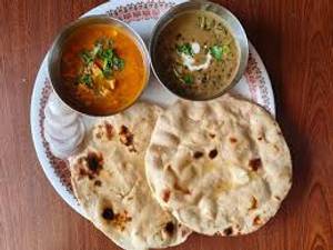Matar Paneer With Dal Fry