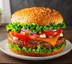 Plain burger